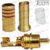 Купить Штекер RCA металл. gold, с пружиной, диам.-6.5мм, красный по выгодной цене