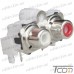 Гнездо RCA х2 монтажное на плату, Tcom рис 4
