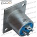 Купить Штекер CANON (XLR) 3pin, монтажный, корпус металл, Tcom по выгодной цене
