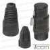 Цена от 45.00 грн. на Гнездо XLR 4-х контактное, под шнур, корпус металл, чёрное