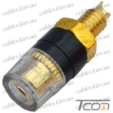 Гнездо Banan монтажное, gold, чёрное, Tcom Гнездо Banan монтажное, gold, чёрное, Tcom