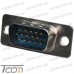 Купить  Штекер HDD-15pin (3-х рядный) монтажный, под пайку, Tcom по выгодной цене