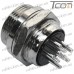 Купить Разъём GX12 6pin, штекер монтажный, диам.-12мм по выгодной цене