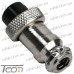 Купить Разъём MIC 322 big (гнездо), под кабель, 2pin, диам.-20мм, Tcom по выгодной цене