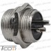Купить Разъём MIC 332 big (штекер), монтажный, 2pin, диам.-20мм, Tcom по выгодной цене