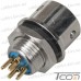 Разъём XS9 быстросъёмный 4pin (штекер кабельный+гнездо монтажное) рис 6