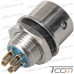 Разъём XS9 быстросъёмный 5pin (штекер кабельный+гнездо монтажное) рис 6