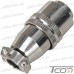 Разъём XS12 быстросъёмный 2pin (штекер кабельный+гнездо монтажное) рис 4