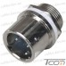 Разъём XS12 быстросъёмный 2pin (штекер кабельный+гнездо монтажное) рис 5