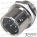 Разъём XS12 быстросъёмный 4pin (штекер кабельный+гнездо монтажное) рис 5