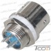 Разъём XS12 быстросъёмный 4pin (штекер кабельный+гнездо монтажное) рис 6