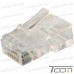 Купить Штекер 8р8с (RJ-45), cat.-6E, сквозные отверстия по выгодной цене