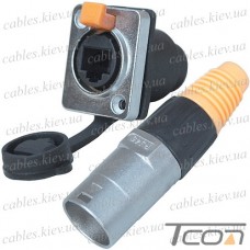 Герметичный разъём RJ-45 (штекер + гнездо) для кабеля Starlink