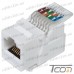 Купить Модуль RJ-45 Keystone 5-ой категории с заглушкой (Тип 3), Tcom по выгодной цене