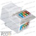 Фото, характеристики, описание Модуль RJ-45 Keystone 5-ой категории с заглушкой (Тип 3), Tcom