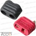 Гнездо питания Amass T-Plug(F), 500В, 25А/50А, 2-х контактное, AWG12, красное рис 5