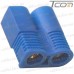 Купить Гнездо питания Amass EC3(F), 500В, 25А/50А, 2-х контактное, 14AWG, синее по выгодной цене