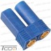 Купить Штекер питания Amass EC5(M), 500В, 40А/90А, 2-х контактный, 10AWG, синий по выгодной цене