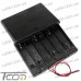 Купить Корпус для шести батареек типа АА Daier BH5-6003, с крышкой и переключателем ON-OFF, с проводками 15см по выгодной цене