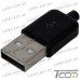 Купить Штекер USB тип A под шнур, бакелит, чёрный, Tcom по выгодной цене