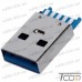 Купить Штекер USB 3.0 тип A, монтажный, Tcom по выгодной цене
