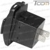 Гнездо USB двойное прямоугольное 5V 3,1А с красной подсветкой, врезное рис 5