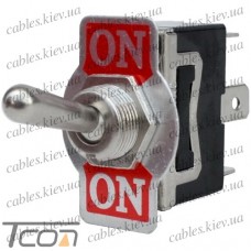 Тумблер KN3(С)-102AР (ON-ON) 3-х контактный, 10А, 250VAC, Tcom