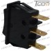 Купить Переключатель узкий RS-123-11C (ON)-OFF-(ON) 3-х контактный, 12V, 35А, чёрный, Tcom по выгодной цене
