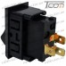 Купить Переключатель ASW-06-103 ON-OFF-ON 3-х контактный, 12V, 20А, чёрный, Tcom по выгодной цене