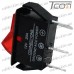 Купить Переключатель с подсветкой ASW-09D ON-OFF 3-х контактный, 12V, 20А, красный, Tcom по выгодной цене