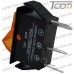 Купить Переключатель с подсветкой ASW-09D ON-OFF 3-х контактный, 12V, 20А, жёлтый, Tcom по выгодной цене