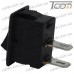 Купить Переключатель mini SMRS-101-1 ON-OFF 2-х контактный, 1A, 220V, чёрный, Tcom по выгодной цене