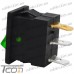 Купить Переключатель с подсветкой MIRS-101-2 ON-OFF 3-х контактный, 6A, 220V, зеленый, Tcom по выгодной цене
