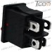 Купить Переключатель MRS-201A ON-OFF 4-х контактный, 6A, 220V, красный, Tcom по выгодной цене