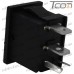 Купить Переключатель с подсветкой MIRS-101-3+LED ON-OFF 4-х контактный, 3A, 220V, красный, Tcom по выгодной цене