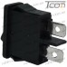 Купить Переключатель MRS-101-5С3 ON-OFF 2-х контактный, 6A, 220V, чёрный, Tcom по выгодной цене
