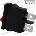 Купить Переключатель MRS-101-5С3 ON-OFF 2-х контактный, 6A, 220V, красный, Tcom по выгодной цене