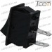 Купить Переключатель KCD-1, ON-OFF 2-х контактный, 6A, 220V, чёрный, Tcom по выгодной цене