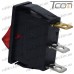 Купить Переключатель узкий KCD-3, ON-OFF, 2-х контактный, 15A, 220V, красный, Tcom по выгодной цене