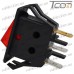 Купить Переключатель узкий с подсветкой IRS-1-2A ON-OFF 3-х контактный, 10A, 220V, красный, Tcom по выгодной цене