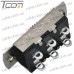 Купить Переключатель движковый KBB70(Р)-2P2W ON-ON 6-и контактный, 3A, 250VAC, Tcom по выгодной цене