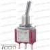 Фото, характеристики, описание Тумблер Daier MTS-103, с фиксацией, 3pin, ON-OFF-ON, 3A 250V, под пайку