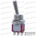Купить Тумблер Daier MTS-203-L1, с фиксацией, 6pin, ON-OFF-ON, 3A 250V, под пайку, большая рукоятка по выгодной цене