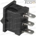 Фото, характеристики, описание Переключатель Daier KCD1-2-103, ON-OFF-ON, 3pin, 10A 125V/6A 250V, чёрный