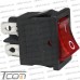 Купить Переключатель Daier KCD1-4-201N, с подсветкой, ON-OFF, 4pin, 6A 250V, красный по выгодной цене