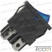 Купить Переключатель Daier KCD1-4-201N, с подсветкой, ON-OFF, 4pin, 6A 250V, синий по выгодной цене