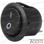 Переключатель Daier KCD1-5-101, ON-OFF, 2pin, 6A 250V, чёрный