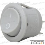 Переключатель Daier KCD1-5-101, ON-OFF, 2pin, 6A 250V, серый