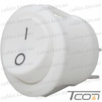 Переключатель Daier KCD1-5-101, ON-OFF, 2pin, 6A 250V, белый