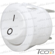 Переключатель Daier KCD1-5-102, ON-ON, 3pin, 6A 250V, белый